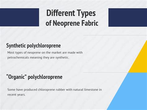 types of neoprene fabric